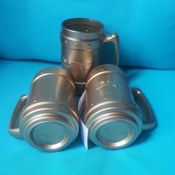 VINTAGE CM Pasabahce Gold Coated Mugs - Picture 9 of 12